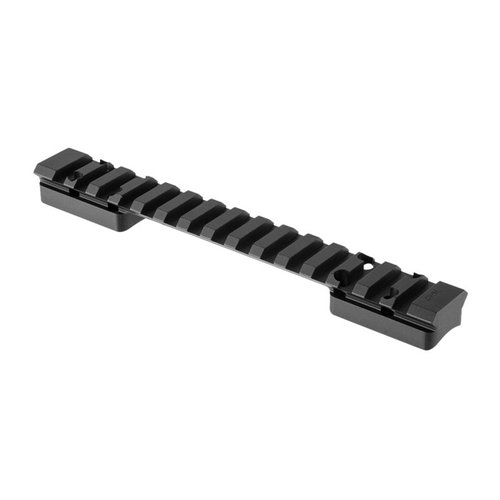 Warne Mountain Tech Tactical Rail för Browning X-Bolt långaktion erbjuder en lätt och stark 7075-T6 aluminiumkonstruktion med mattsvart finish och Picatinny-kompatibilitet.