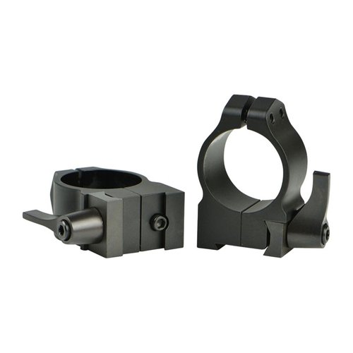 CZ 550 Quick Detach Scope Rings med indexerbar spak, säker montering utan förlust av nollställning och specifik recoil pin för perfekt passform.