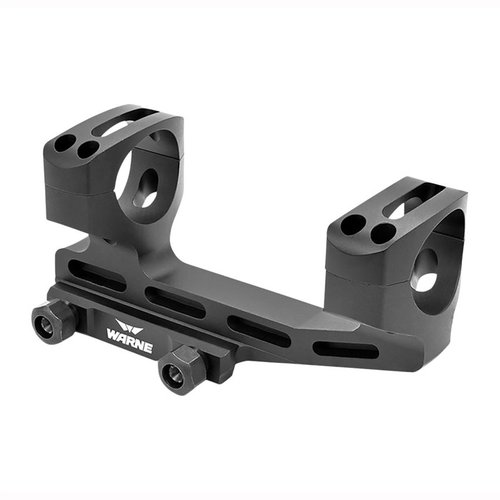 Warne X-SKEL MSR mount erbjuder 1.9" höjd, lättviktsdesign, extra 1" cantilever för ökad ögonavstånd och robust konstruktion för pålitlig användning.