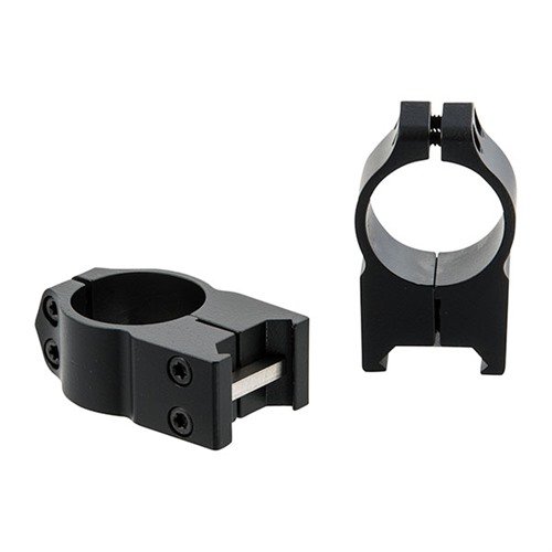Maxima Fixed Rings erbjuder extrem hållbarhet med 4 T-15 Torx skruvar, bred klämning och en unik recoil key för säker montering av optik.