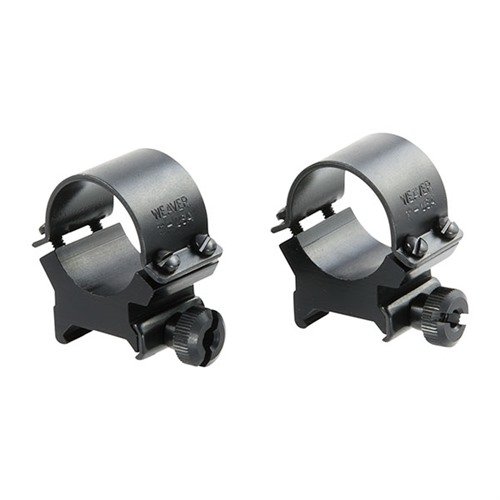 SURE-GRIP RINGS ger enhetlig högstyrka klämkraft med stålhuvuden och fyra skruvar, vilket säkerställer att retikeln förblir rak och lätt att installera.