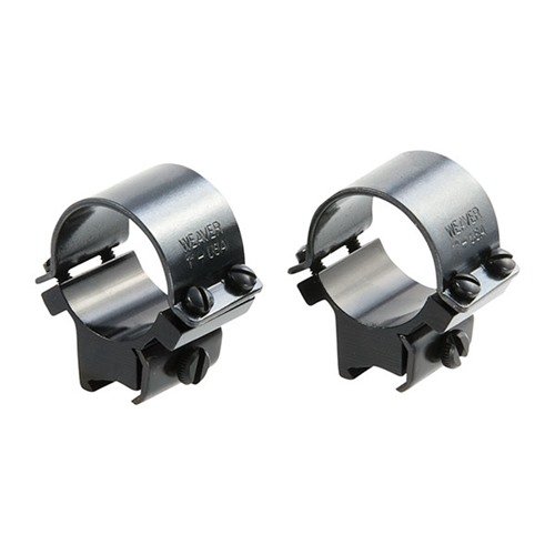 TIP-OFF® MOUNT från WEAVER erbjuder 1" ringar med integrerade baser för .22 gevär, perfekt för 3/8" dovetail mottagare - inga baser behövs!