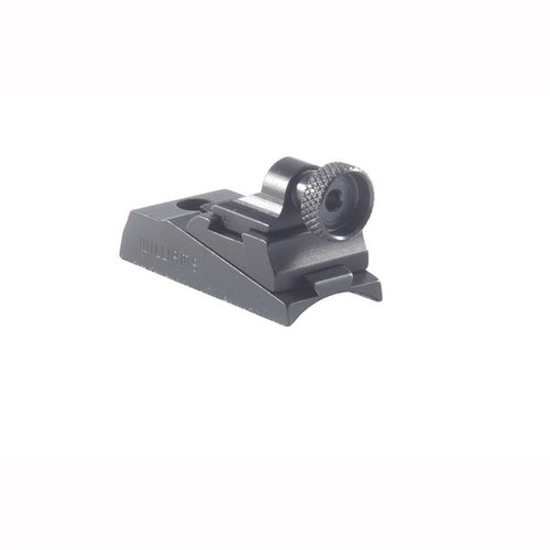 CVA WGRS Receiver Rear Sight ger din CVA med rund pip fördelarna med peep sights, enkelt att installera med befintliga skruvhål eller dovetail.