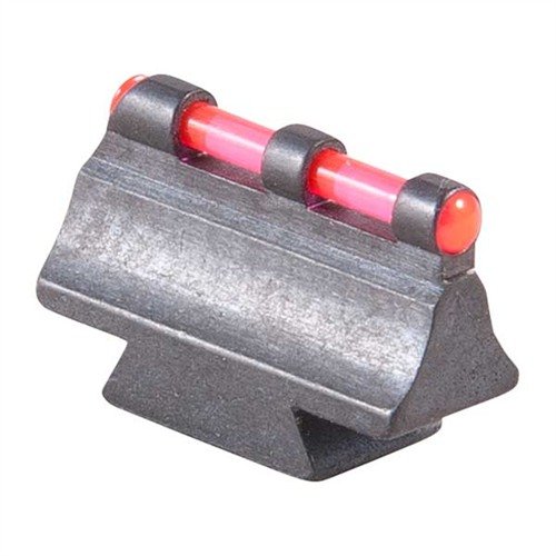 Enkel att installera fiberoptisk framsikte för centerfire och svartkrutgevär, som samlar ljus för överlägsen synlighet, även i starkt solljus.