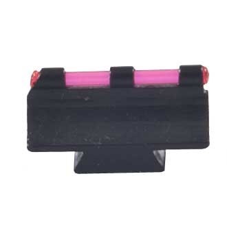 Enkel att installera fiberoptisk framsikte för centerfire- och svartkrutsgevär, samlar ljus för överlägsen synlighet och ger klara röda pärlor även i starkt solljus.