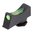 Upptäck Vickers Elite Snag Free Fiber Optic Front Sights för Glock® med grön fiberoptik. Perfekt för 9mm, .40, .357 och .45 GAP. Installationsverktyg ingår. 🚀🔫
