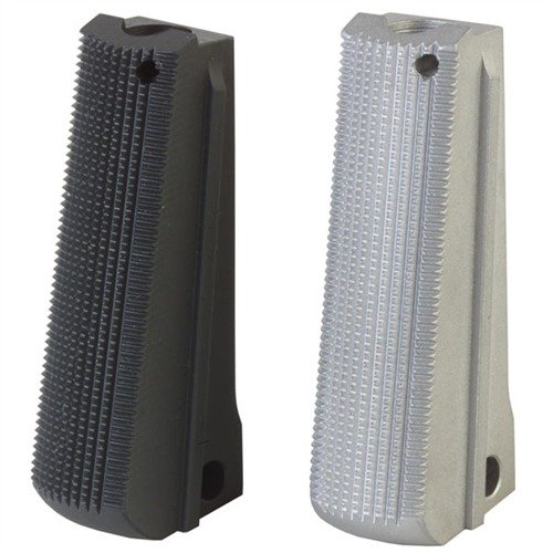 1911 V-GRIP MAINSPRING HOUSING ger ett fast grepp med en hög position för handen, vilket säkerställer optimal kontroll och komfort vid skytte.