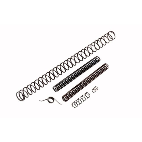 Wilson Combat Beretta 92 Deluxe Spring Kit förbättrar prestandan med hållbara fjädrar, inklusive 11.5# Recoil Spring och reducerade hammer springs för tävling.