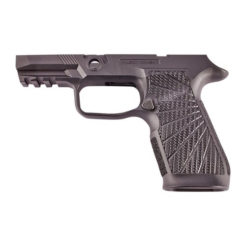 Uppgradera din SIG-SAUER P320 med Wilson Combat WCP320 gripmodul för bättre grepp, recoilkontroll och ergonomi, perfekt för dold bärande och självförsvar.