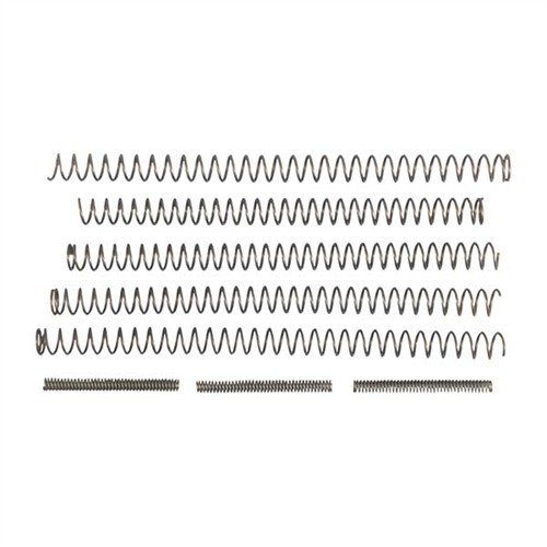 WOLFF EXTRA POWER FUNCTION PAK erbjuder högkvalitativa och pålitliga fjädrar för 1911 Auto, inklusive extra kraftiga avtryckarfjädrar för bättre prestanda.