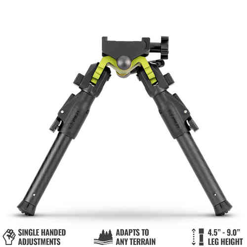 MDT Accessories GRND Pod bipod erbjuder stabilitet och precision för ditt skytte, med Arms 17 Mount för enkel montering och justering.